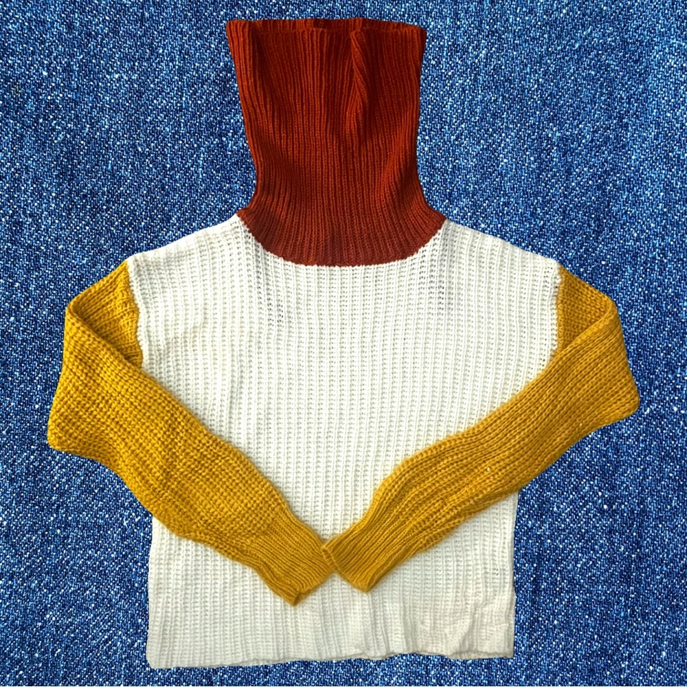 5/$25 LOVE by Chelsey Color-block Sweater